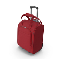 Red Softshell Suitcase PNG & PSD Images