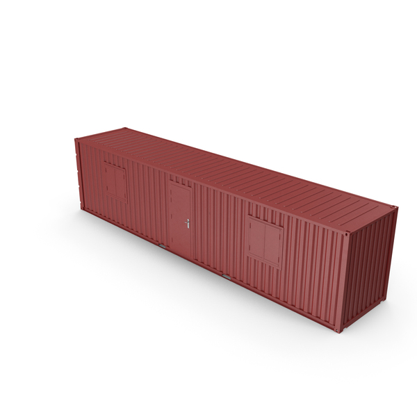 Container Office Red PNG & PSD Images