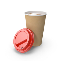 Open Paper Coffee Cup Kraft PNG & PSD Images