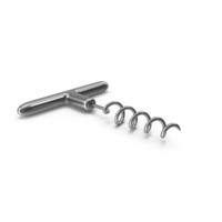 Silver Corkscrew PNG & PSD Images