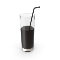 Glass Of Soda With Straw PNG & PSD Images
