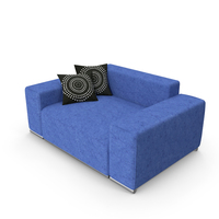 Armchair Blue PNG & PSD Images