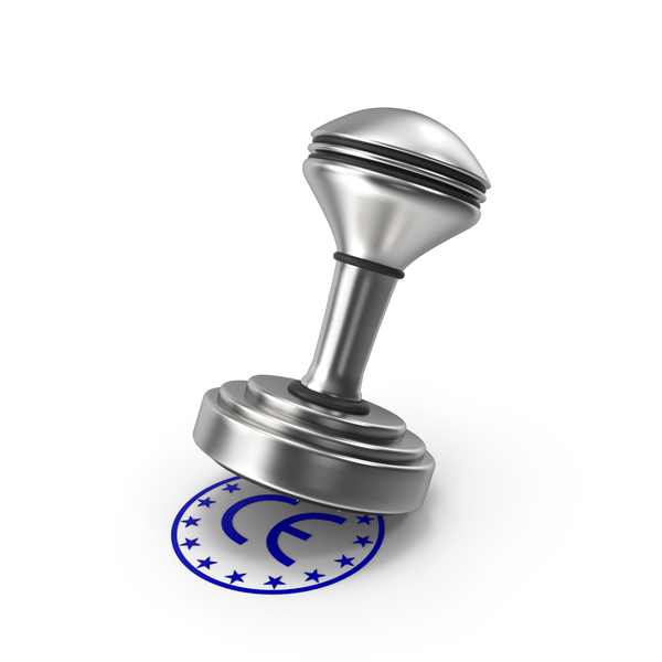 Silver CE Cartoon Stamp PNG & PSD Images