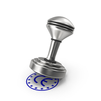 Silver CE Cartoon Stamp PNG & PSD Images
