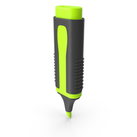 HIGHLIGHTER PEN GREEN PNG & PSD Images