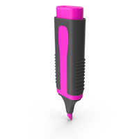 HIGHLIGHTER PEN PINK PNG & PSD Images