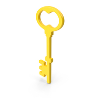 KEY SYMBOL YELLOW PNG & PSD Images