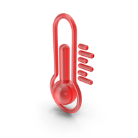 THERMOMETER SYMBOL RED PNG & PSD Images