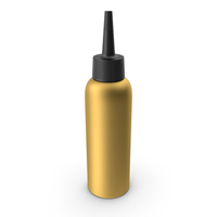 Cosmetic Bottle Gold PNG & PSD Images