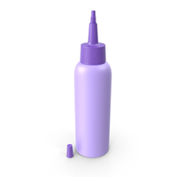 Open Cosmetic Bottle Violet PNG & PSD Images