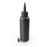 Open Cosmetic Bottle Black PNG & PSD Images