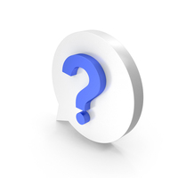Question Mark In Speech Bubble Symbol PNG & PSD Images