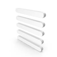 Align Justify Bars Icon PNG & PSD Images
