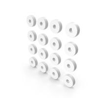 Four By Four Circle Menu Icon PNG & PSD Images