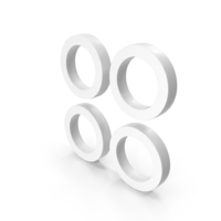 Four Circular Dots Menu Icon PNG & PSD Images