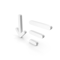 Descending Icon PNG & PSD Images