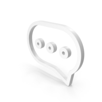 Three Dots Speech Bubble Chat PNG & PSD Images