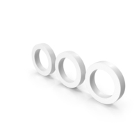 Three Horizontal Menu Circles PNG & PSD Images