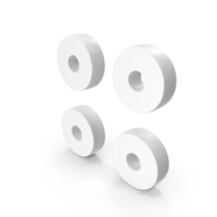 Two By Two Circle Menu Icon PNG & PSD Images