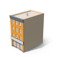 Orange Apartment Building PNG & PSD Images
