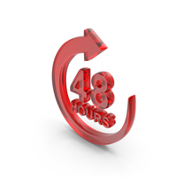 48 Hours Refresh Button Icon Glass PNG & PSD Images