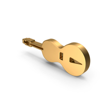 Gold Guitar Icon PNG & PSD Images