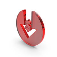 Cost Reduction Dollar Icon Glass PNG & PSD Images