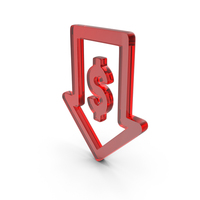 Glass Cost Reduction Icon PNG & PSD Images