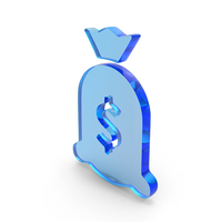 Doller Bag Icon Glass PNG & PSD Images