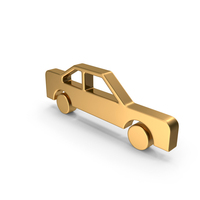 Gold Car Icon PNG & PSD Images