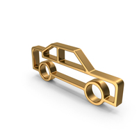 Gold Car Icon PNG & PSD Images
