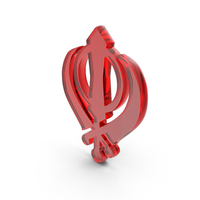Glass Khanda Religious Sikhism Icon PNG & PSD Images