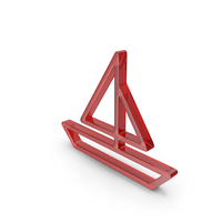 Glass Sailboat Outline Icon PNG & PSD Images