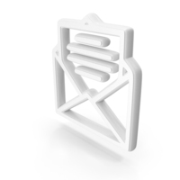 Envelope With Letters Line Symbol White PNG & PSD Images