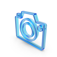 Glass Photo Camera Icon PNG & PSD Images