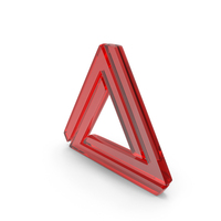 Penrose Triangle Angle Icon Glass PNG & PSD Images