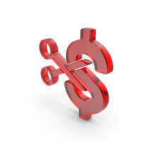 Price Or Cost Reducing Icon Glass PNG & PSD Images