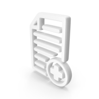 White Medical Health Report Symbol PNG & PSD Images