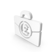 White Pound Worker Salary Symbol PNG & PSD Images