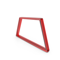 Trapezoid Icon Red Glass PNG & PSD Images