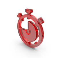 Glass 45 Minutes Timer Symbol PNG & PSD Images