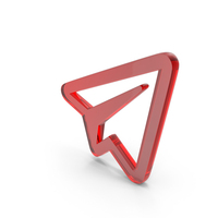 Telegram Icon Glass PNG & PSD Images