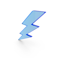 Glass Thunderstorm Lightning Icon PNG & PSD Images