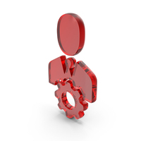 Red Glass User Management Icon PNG & PSD Images