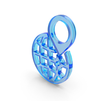 Glass Web Location Symbol PNG & PSD Images