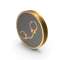 Round Handcuffs Icon PNG & PSD Images