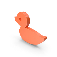 Orange Bird Icon PNG & PSD Images