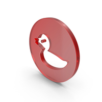 Glass Round Bird Icon PNG & PSD Images