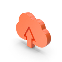 Orange Upload Icon PNG & PSD Images