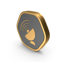 Badge Satellite Dish Icon PNG & PSD Images